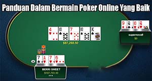panduan bermain turnamen IDN poker online