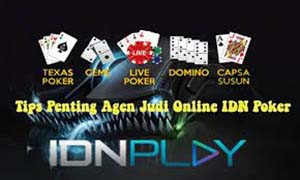 Tips penting agen judi online IDN poker